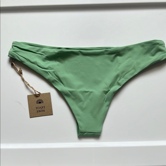 Toast Swim Women's Green Bikini Bottom small - Picture 4 of 4